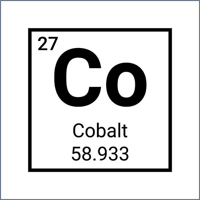 Cobalt chemical sign