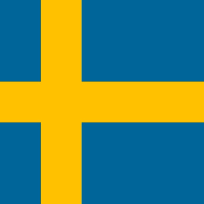21 Swedish flag